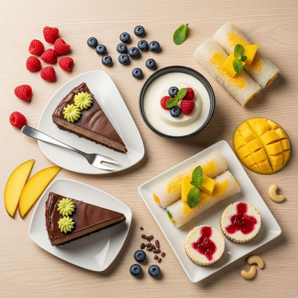 Delicious dairy-free and lactose-free dessert recipes that satisfy sweet cravings without compromising health or flavor.