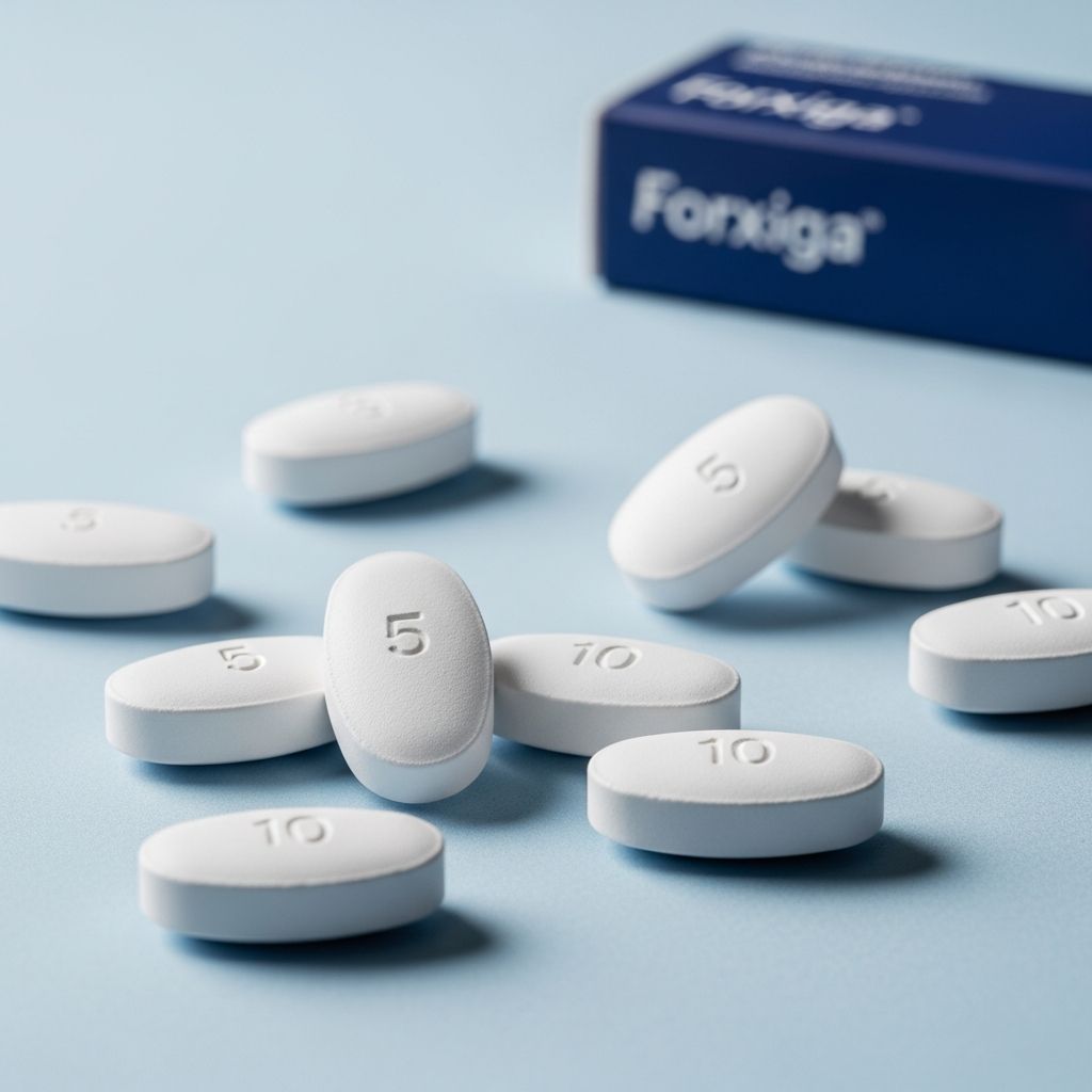 Comprehensive guide to Forxiga (dapagliflozin) for type 2 diabetes, heart failure, and chronic kidney disease management.