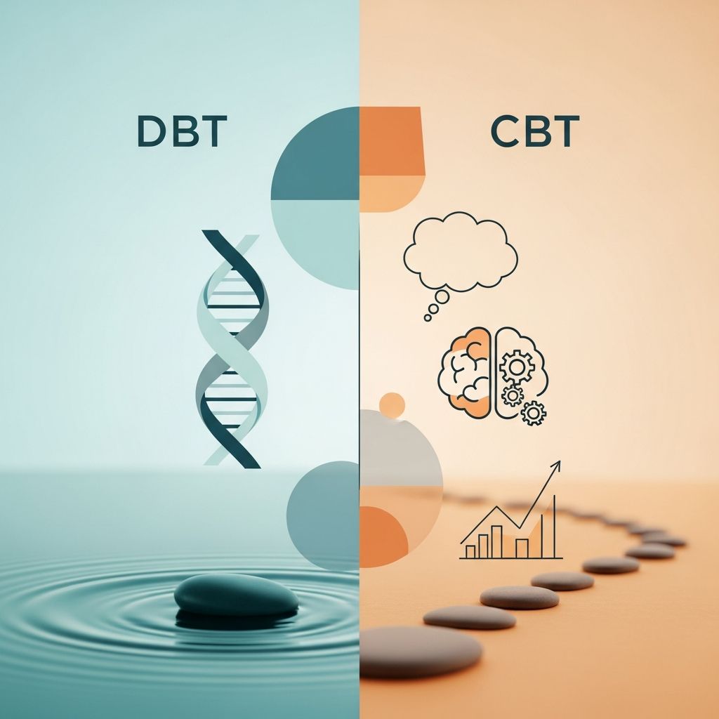 Understand DBT and CBT therapies: their differences, applications, and which one suits your mental health needs.