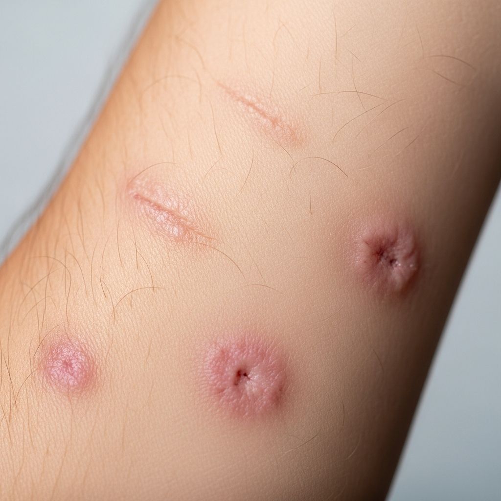 Understanding self-inflicted skin lesions: causes, diagnosis, and management of dermatitis artefacta.