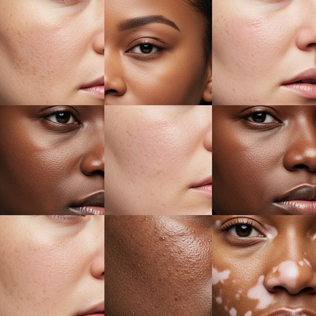Understanding skin conditions across diverse skin tones and ethnicities for better diagnosis and care.