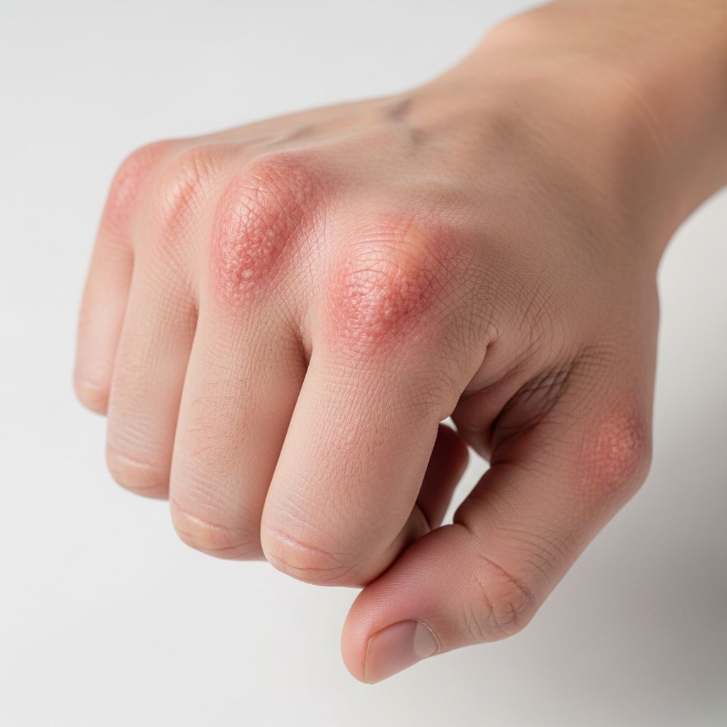 Comprehensive visual guide to dermatomyositis skin manifestations, symptoms, and clinical features for accurate diagnosis.