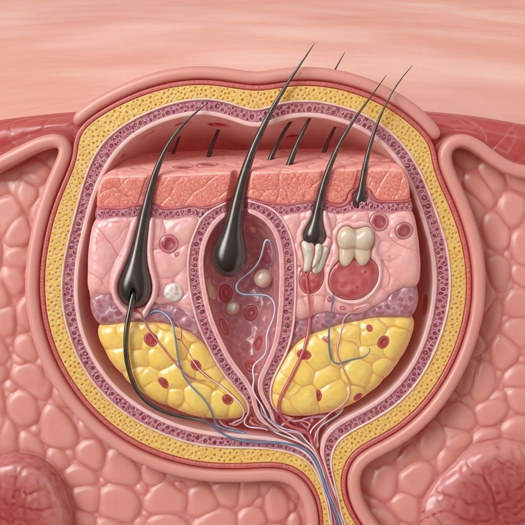 Comprehensive guide to dermoid cysts: causes, symptoms, diagnosis, treatment, and management of these benign growths.
