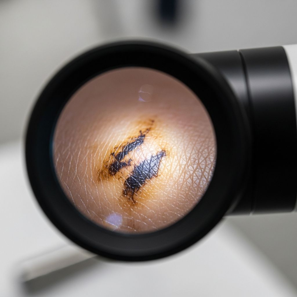 Essential guide to dermoscopy for early melanoma detection and skin lesion diagnosis in clinical practice.