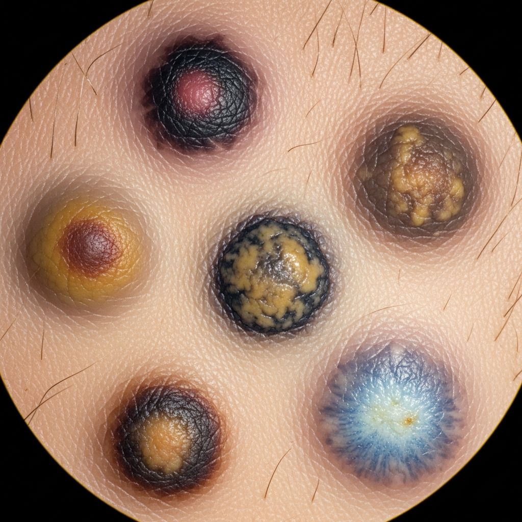 Mastering dermoscopic evaluation of atypical naevi to differentiate from melanoma and guide clinical decisions effectively.