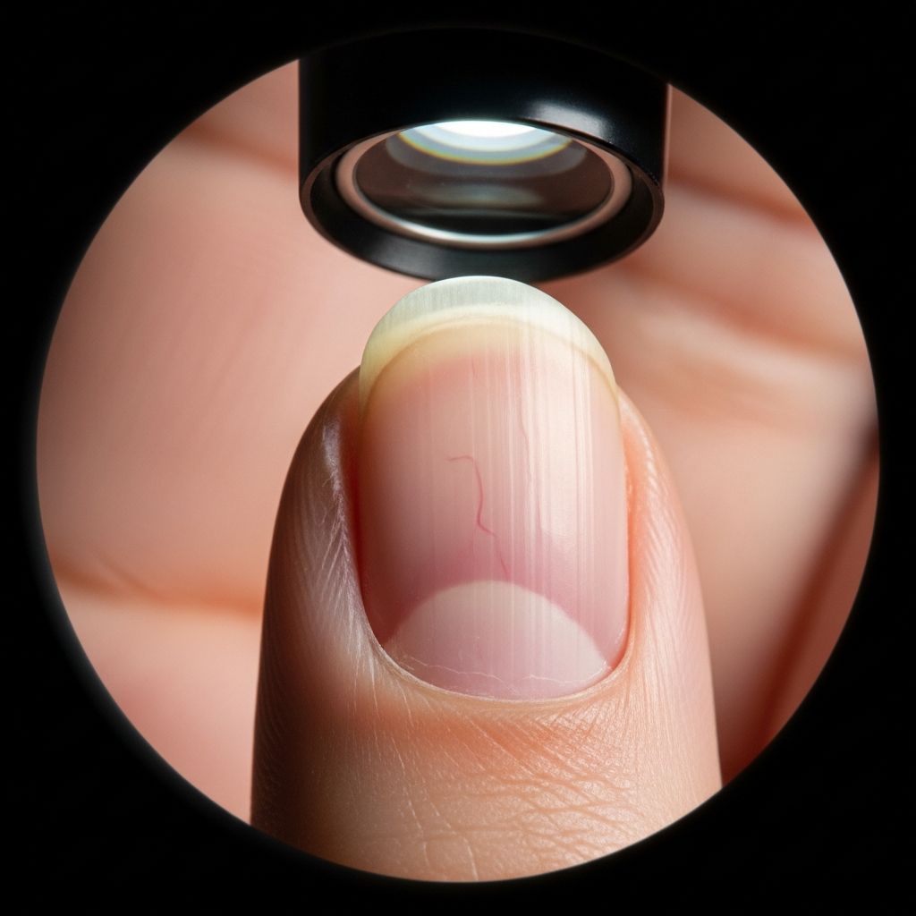 Dermoscopy Of The Nail: 5 Key Dermoscopic Signs Of Melanoma Master nail dermoscopy to differentiate benign pigmentation from melanoma and other nail pathologies effectively.