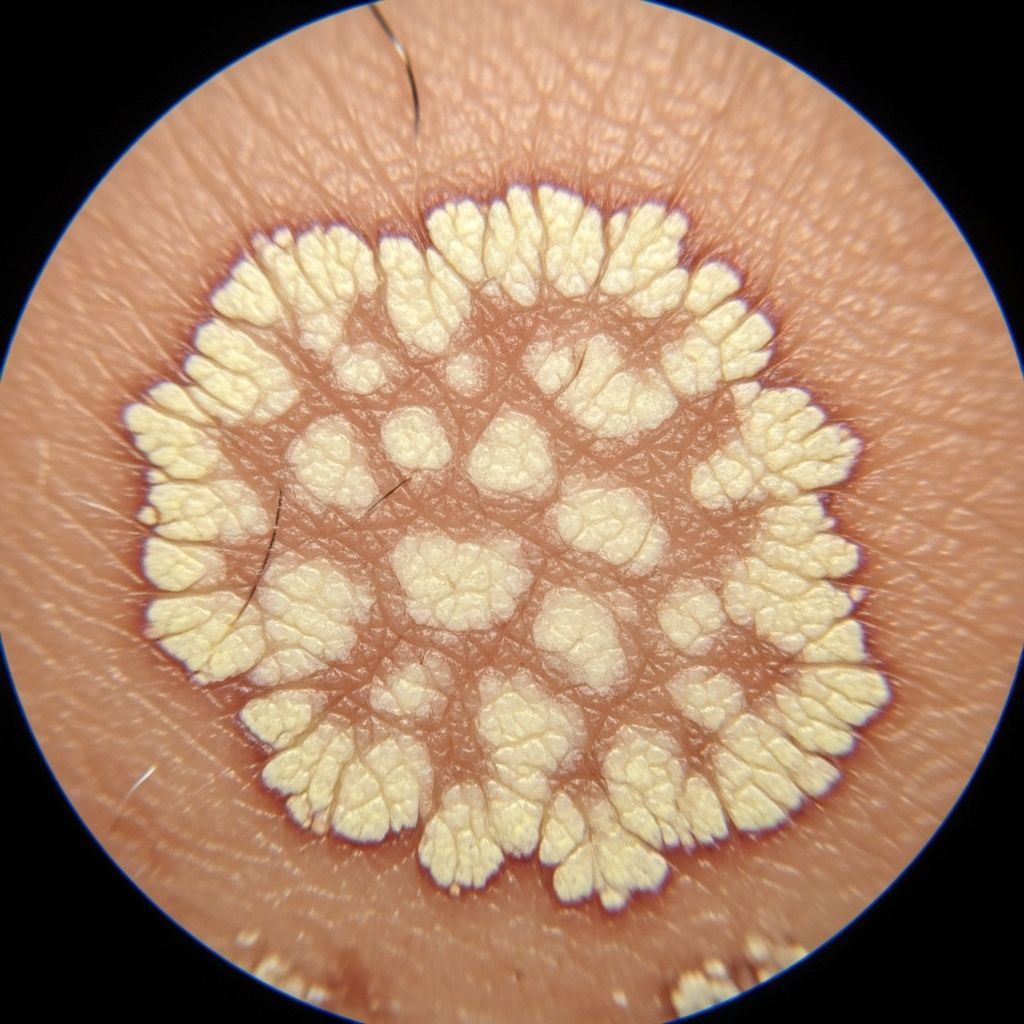 Understanding dermoscopic features and diagnostic patterns of pityriasis versicolor infection.