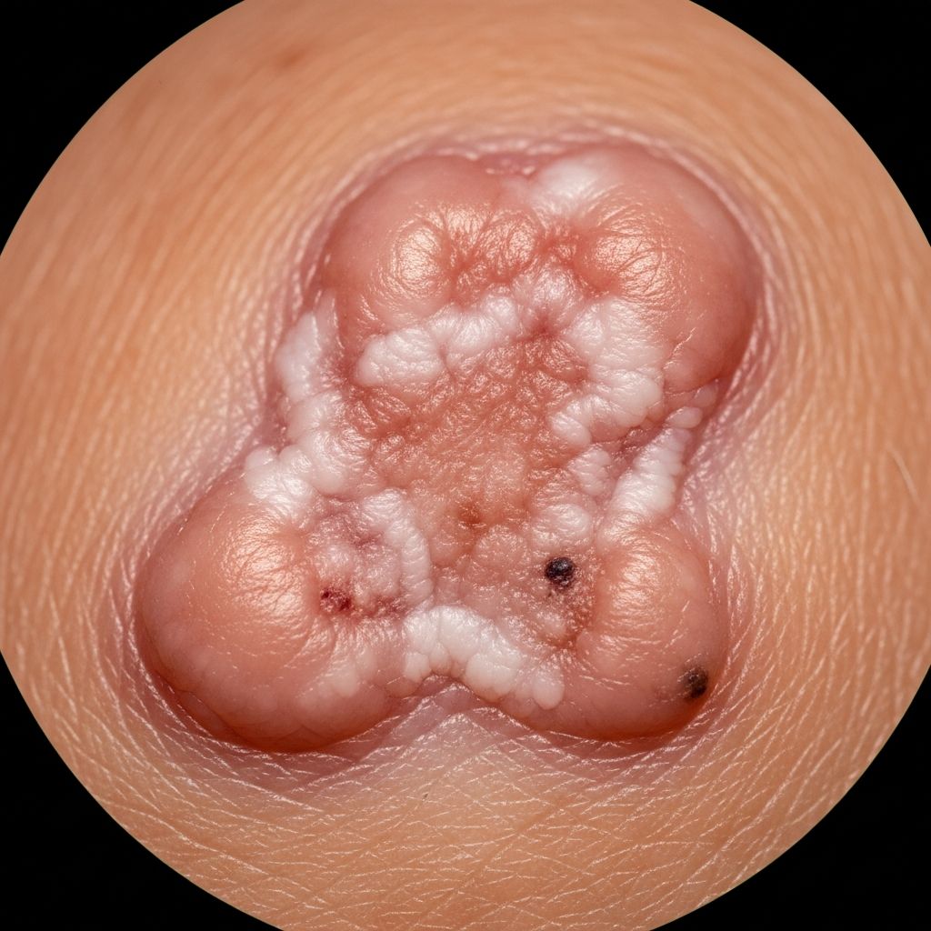 Explore clinical images, dermoscopy views, and key features of desmoplastic melanoma for accurate recognition and diagnosis.