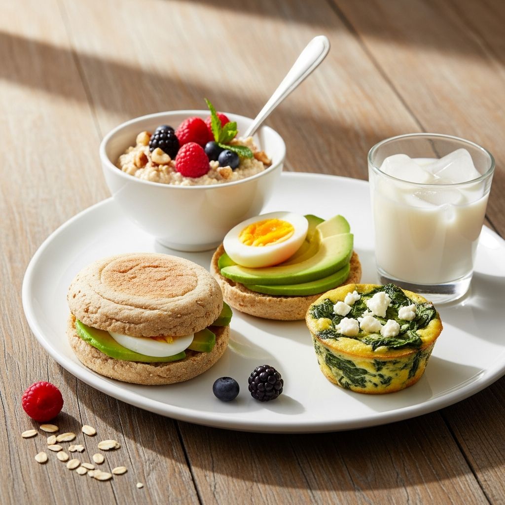 Quick, delicious breakfasts ready in 5 minutes that help manage blood sugar for people with diabetes.