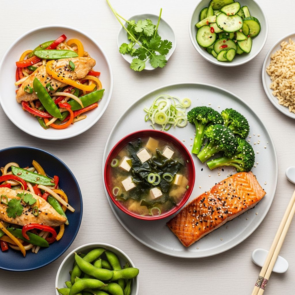 Delicious Asian-inspired recipes that are low in carbs, high in fiber, and perfect for managing blood sugar levels effectively.