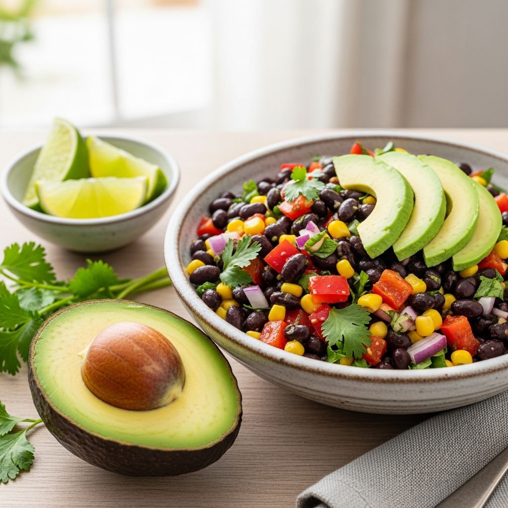 Delicious black bean recipes that support stable blood sugar, high fiber, and heart health for diabetes management.