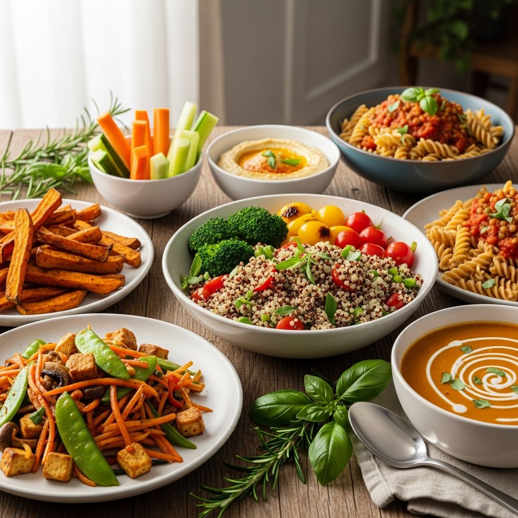 Delicious vegan dinner recipes that support blood sugar control with fiber-rich plants, low-glycemic carbs, and bold flavors for diabetes management.