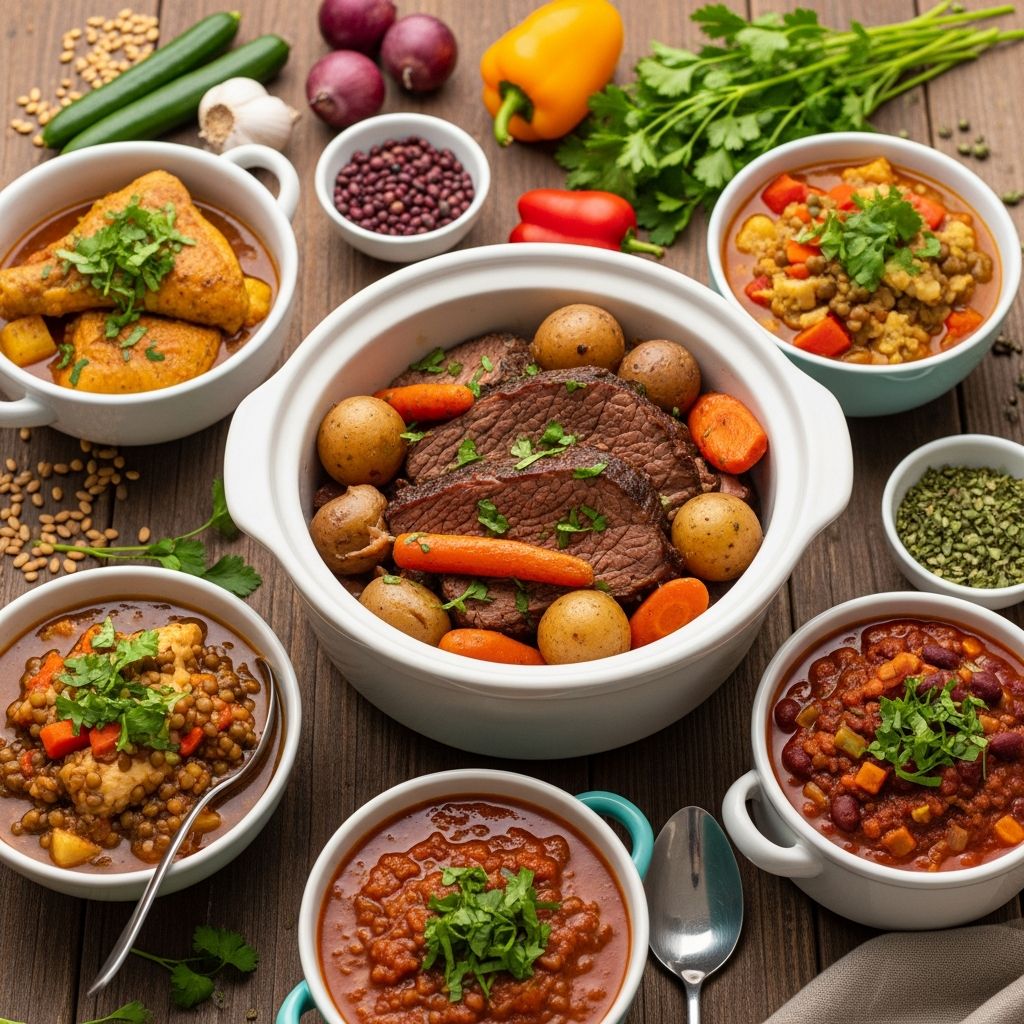 Delicious, easy slow-cooker recipes designed for diabetes management, packed with flavor and blood sugar-friendly ingredients.