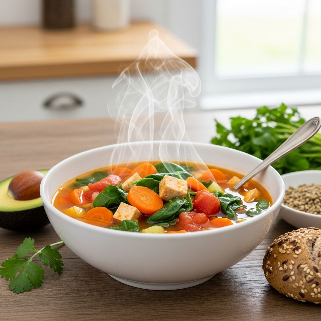 Discover 30 nourishing soup recipes that support blood sugar control and promote sustainable weight loss with low-carb, high-fiber ingredients.