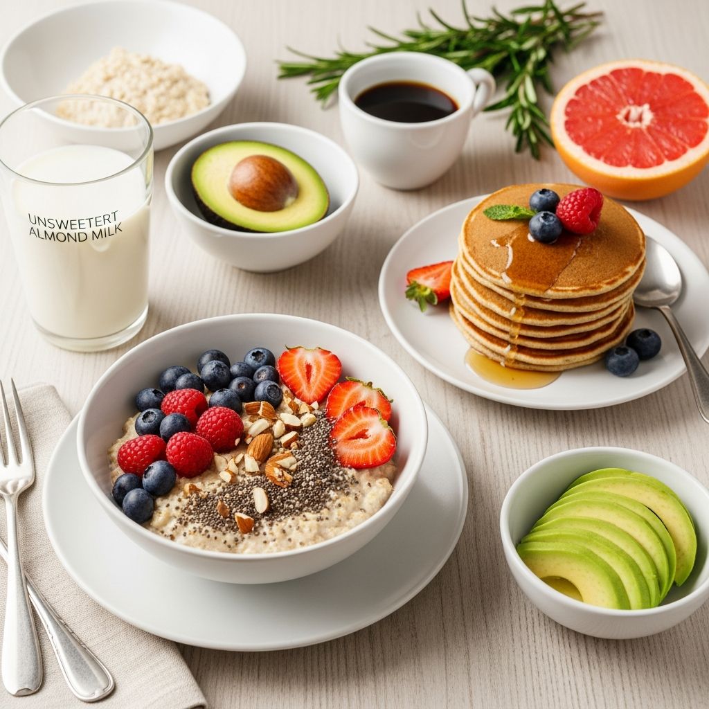 Delicious vegan breakfast ideas that support stable blood sugar levels for people with diabetes or prediabetes.