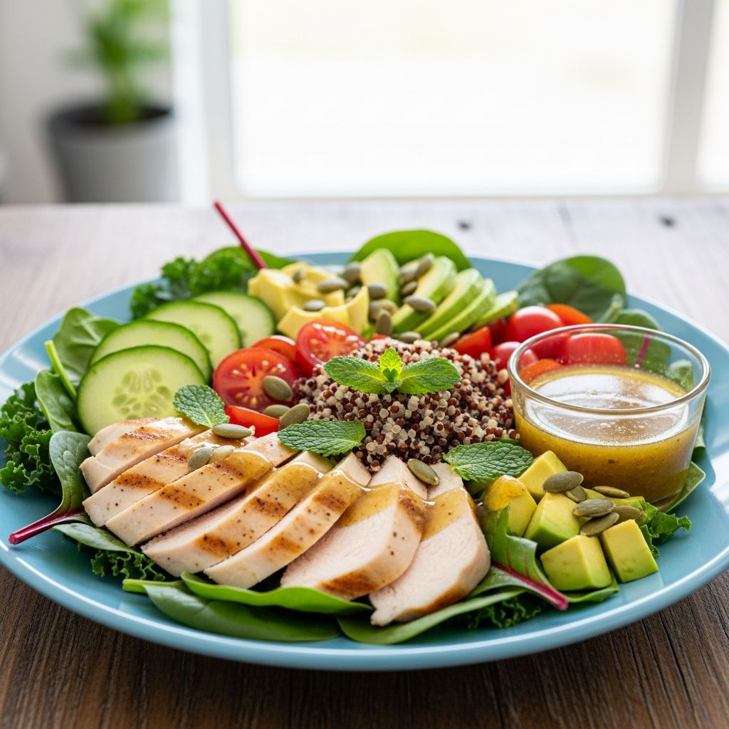 Delicious, blood sugar-friendly salad recipes packed with veggies, fiber, and flavor for diabetes management.