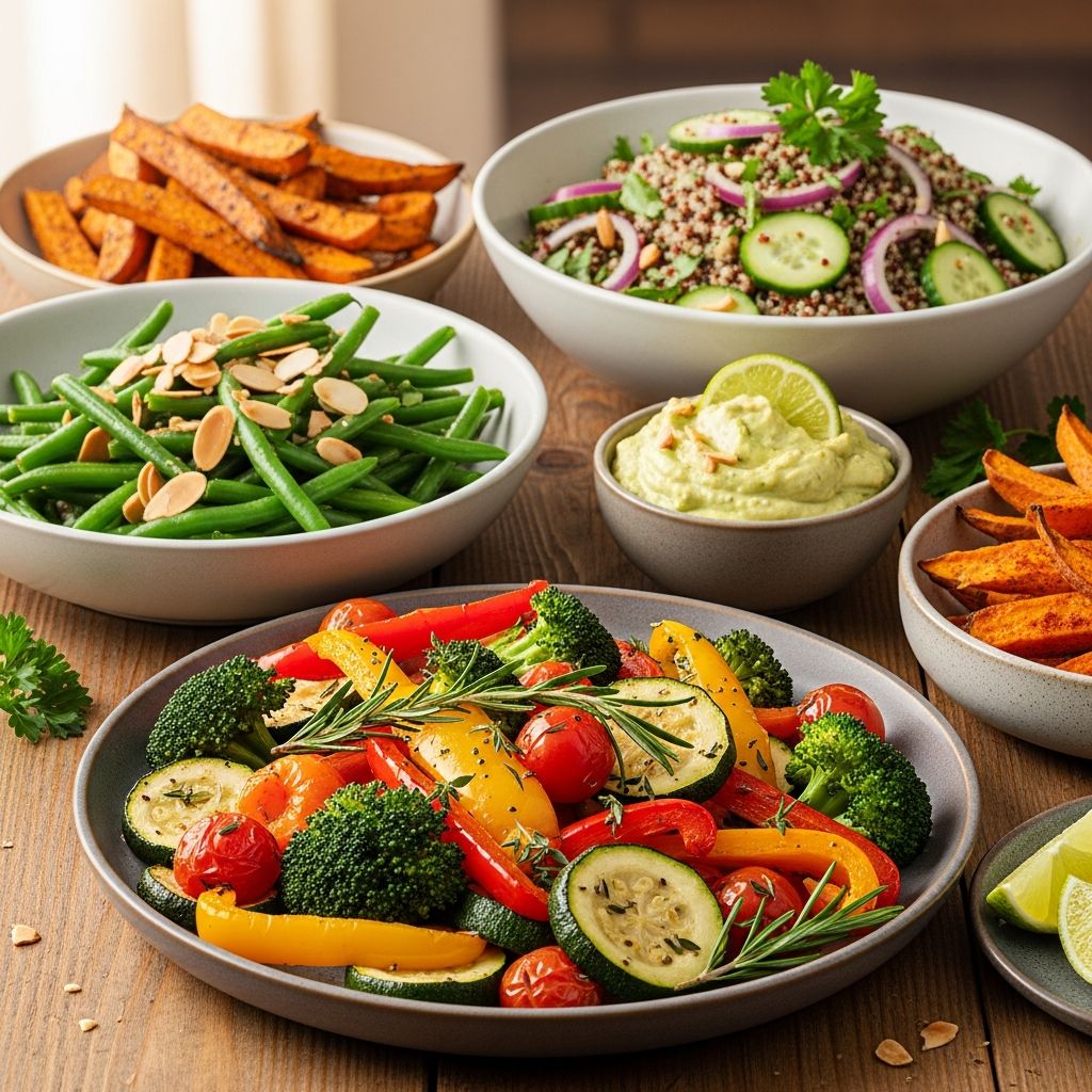 Delicious, diabetes-friendly side dishes that are low in carbs, high in fiber, and packed with flavor to complement any meal perfectly.