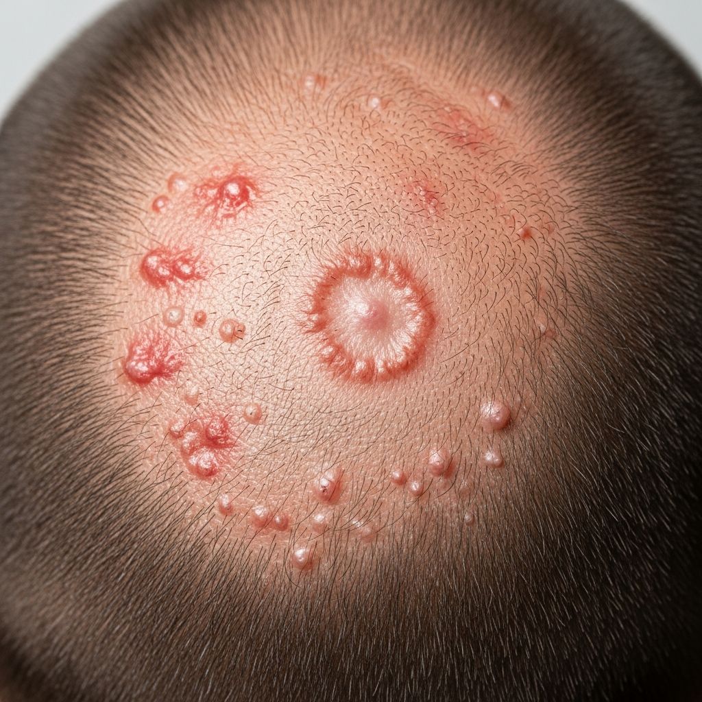 Master scalp rash diagnosis with clinical examination, history, and diagnostic testing.