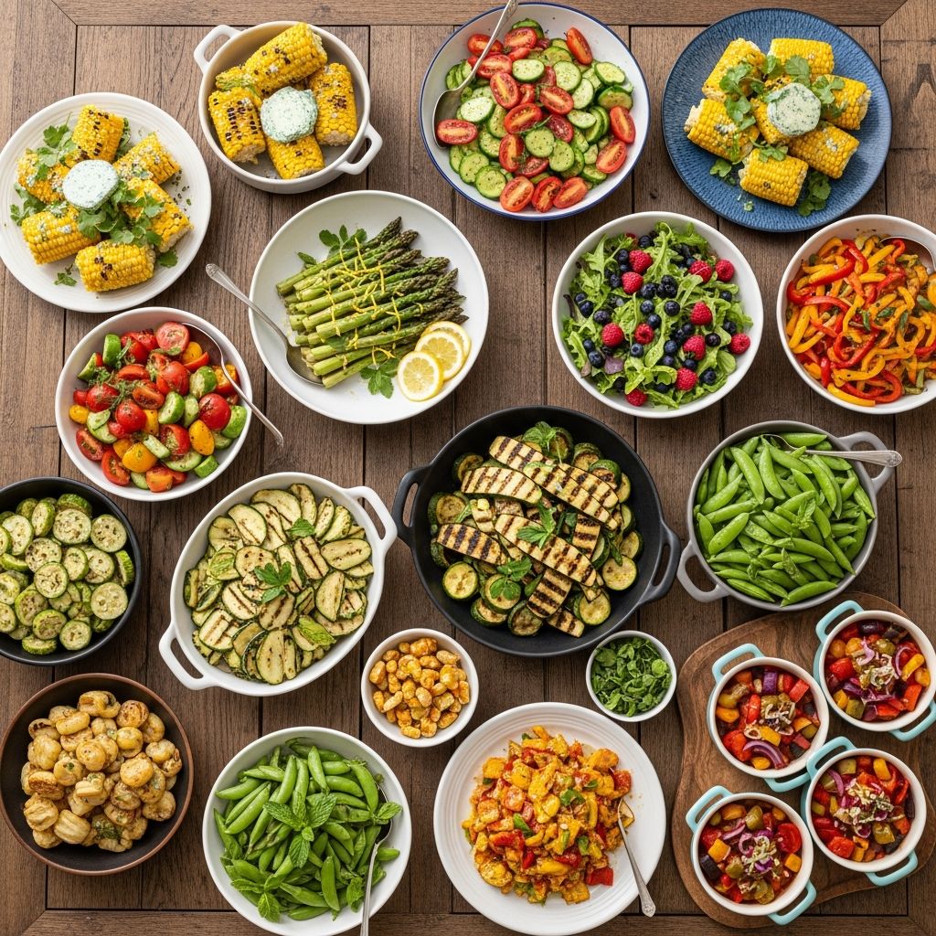 Light, flavorful veggie sides perfect for summer BBQs, picnics and dinners—registered dietitians' top picks for healthy eating.