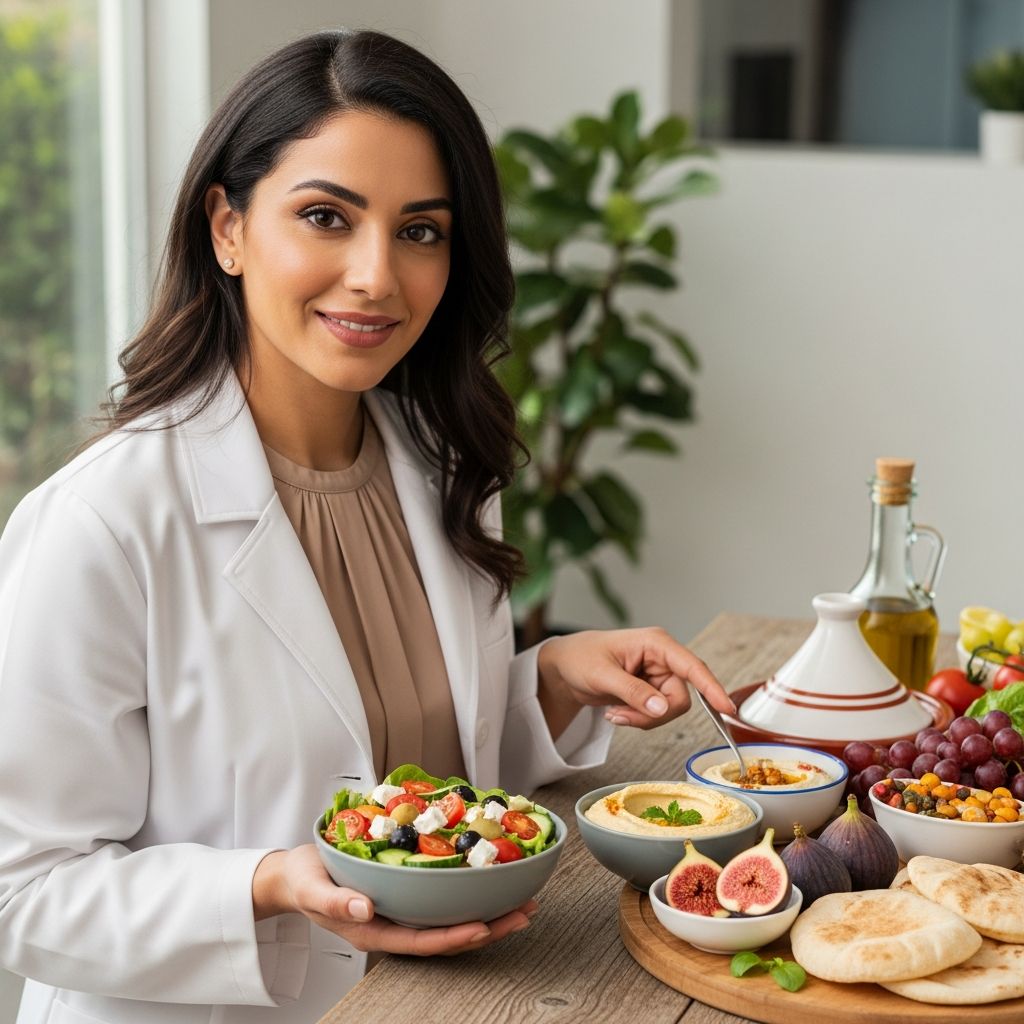 A Syrian-born dietitian shares how her heritage shapes her love for the Mediterranean diet and offers practical tips for healthy eating.