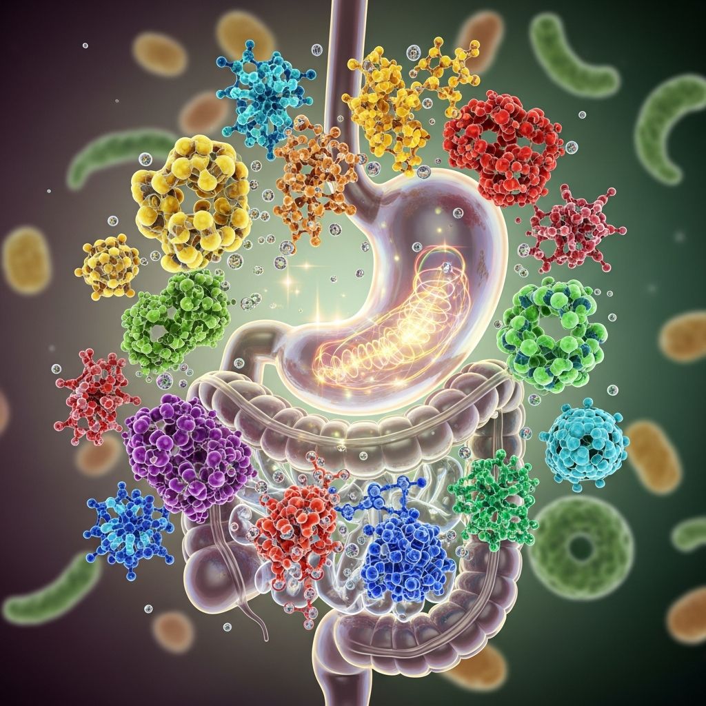Everything you need to know about digestive enzymes, their types, benefits, deficiencies, and supplements for better gut health.