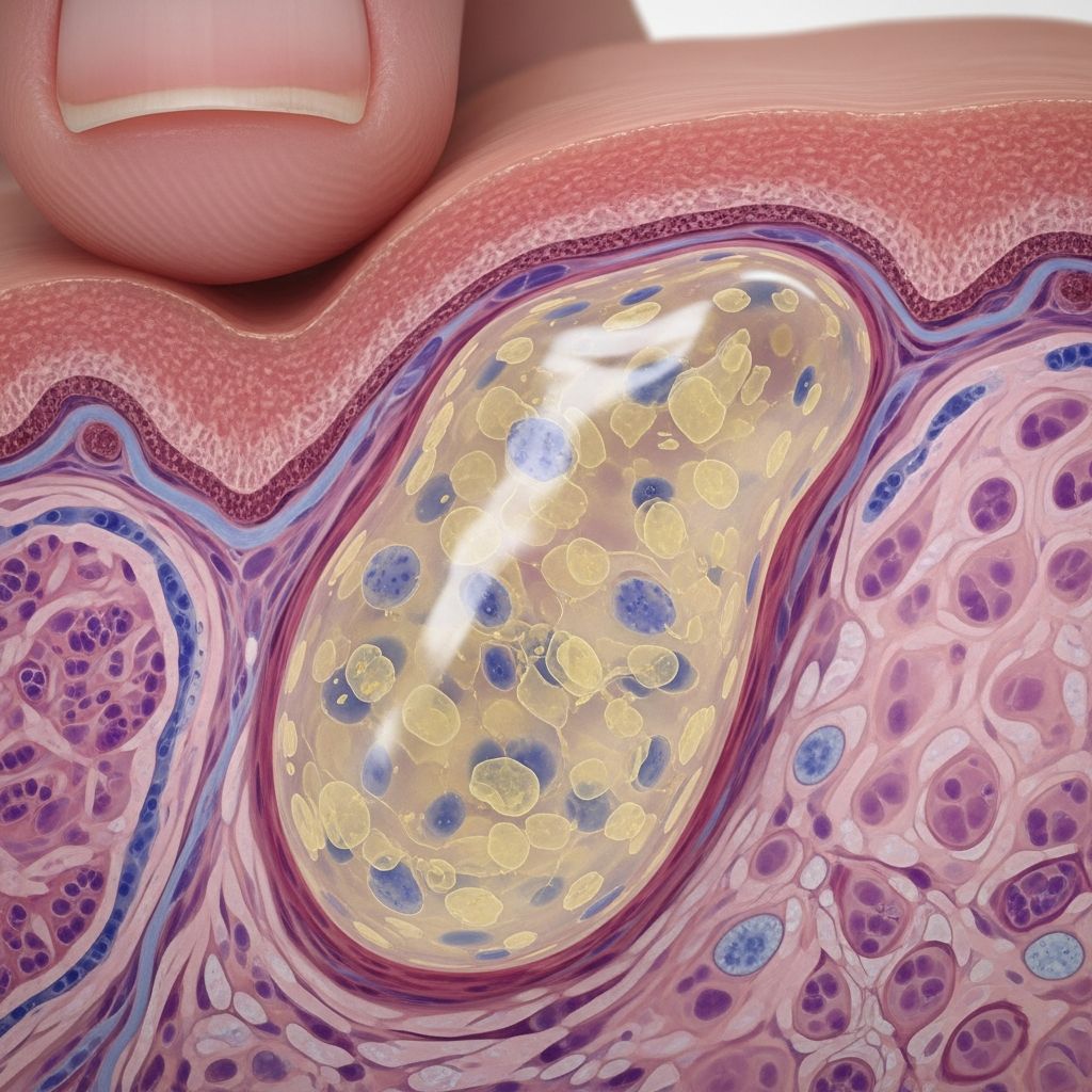 Comprehensive pathology of digital myxoid pseudocysts: histology, variants, and diagnostic features for clinicians and pathologists.