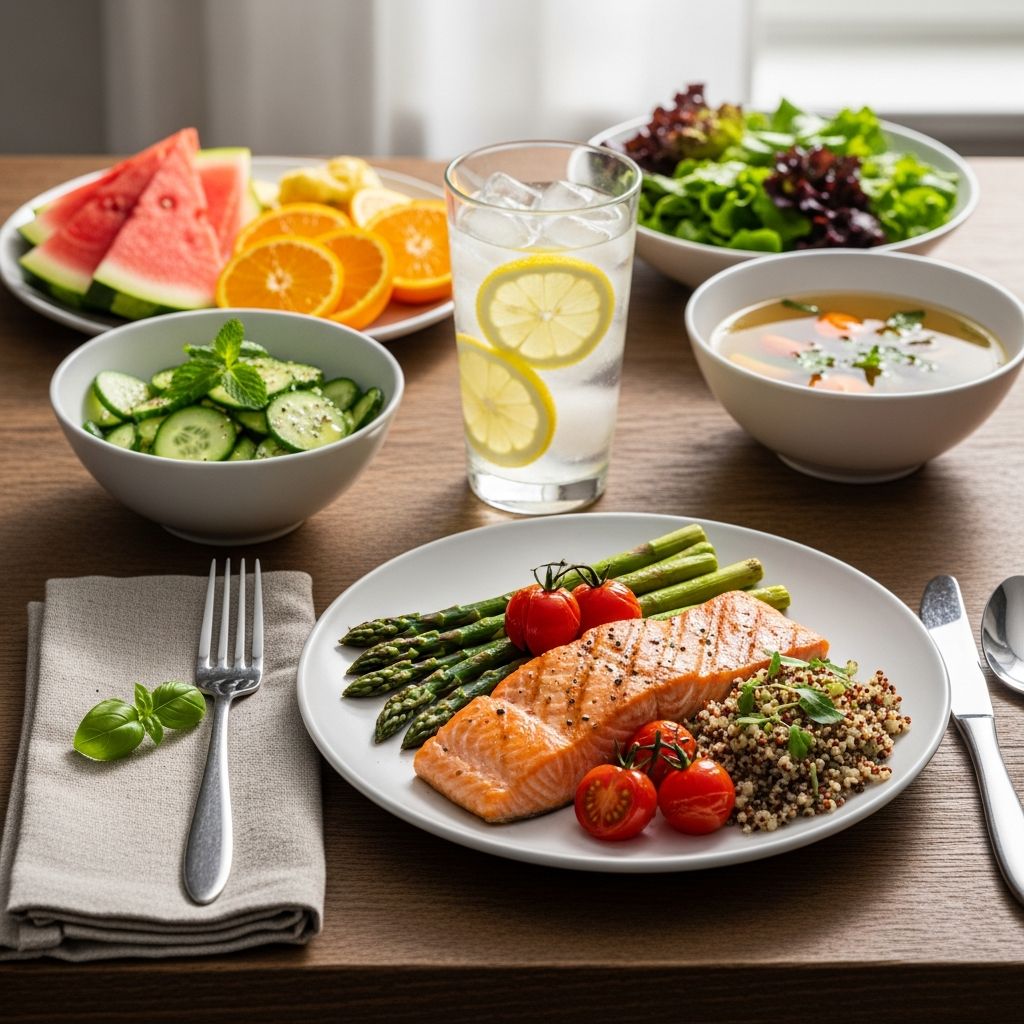 Discover nourishing dinner recipes packed with hydrating fruits and vegetables to support your health and wellness all year long.