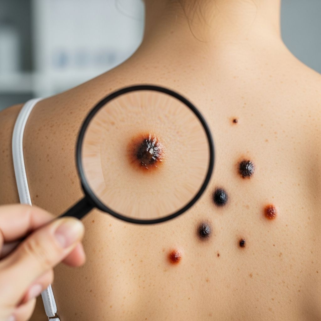 Learn to identify melanoma warning signs, perform self-exams, and understand diagnosis for early detection and treatment.