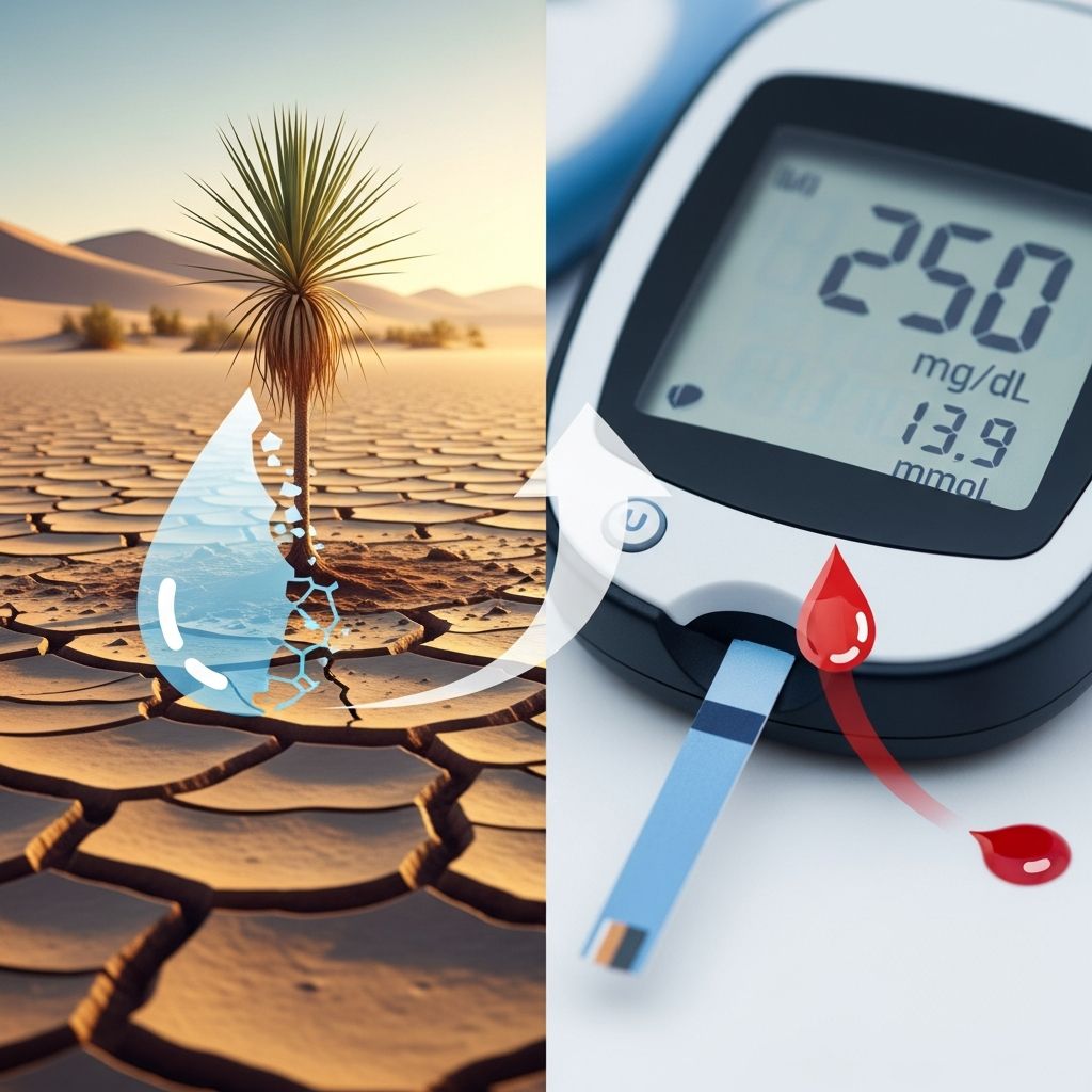 Understand how dehydration affects blood glucose levels and why staying hydrated matters for metabolic health.