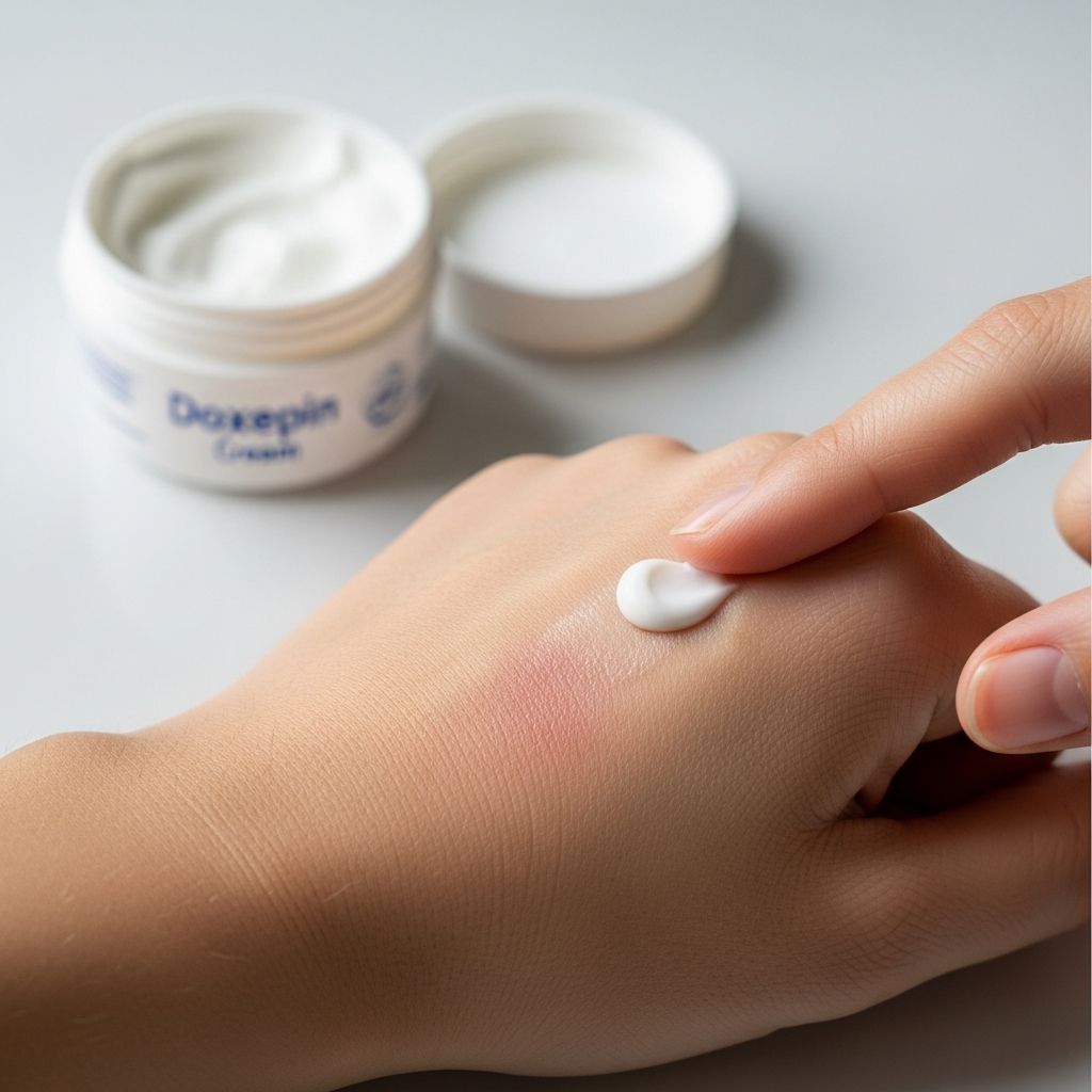 Complete guide to using doxepin cream for eczema relief and managing potential side effects.