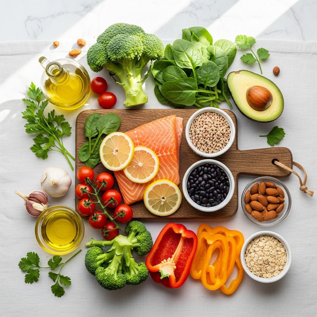 Delicious, heart-healthy dinner ideas packed with fiber, healthy fats and lean proteins to support better cholesterol levels.
