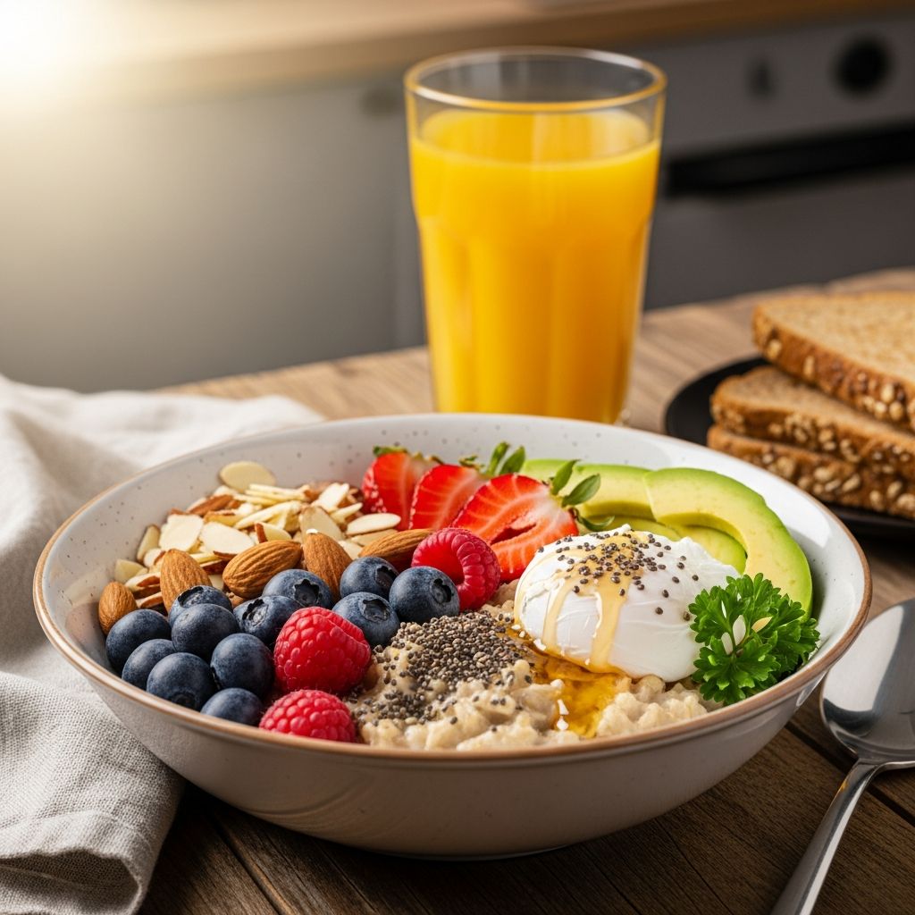 Discover a simple, customizable breakfast packed with 30g protein and 10g fiber to keep you full and energized all morning long.