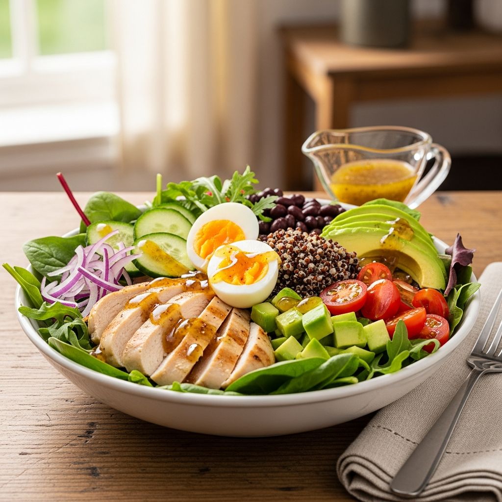 Discover 30+ quick and delicious high-protein salad recipes perfect for satisfying dinners that support muscle health and weight management.