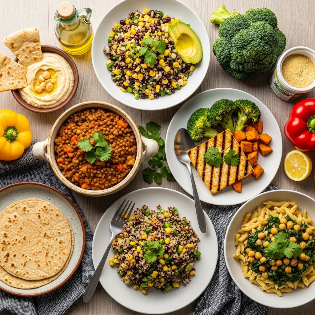 Delicious, easy vegetarian dinners packed with protein from beans, tofu, tempeh, and more to keep you satisfied and energized all week long.