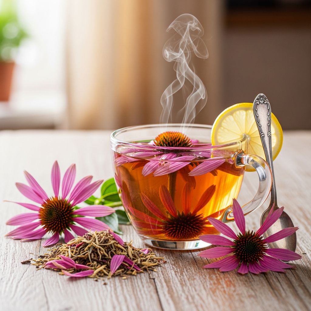 Explore the immune-boosting benefits, brewing tips, and safety of echinacea tea for colds and wellness.