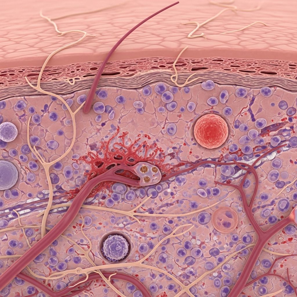 Explore the histological patterns and cellular mechanisms underlying eczema and dermatitis conditions.