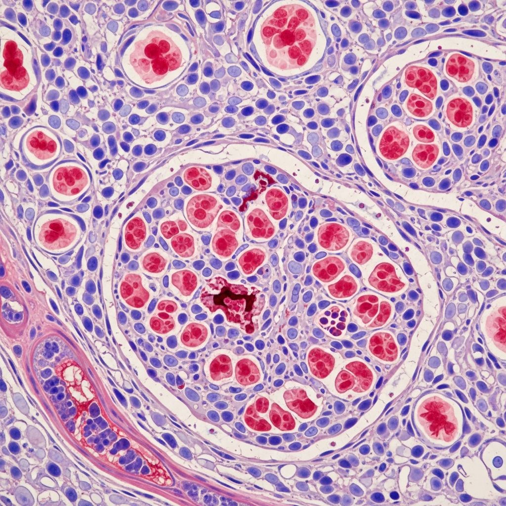 EGPA Pathology: Histopathology of Eosinophilic Granulomatosis Understanding the histopathological features and microscopic findings in EGPA diagnosis.