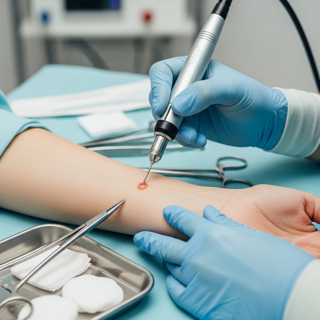 Master electrosurgery techniques for treating skin lesions, removing growths, and controlling bleeding.