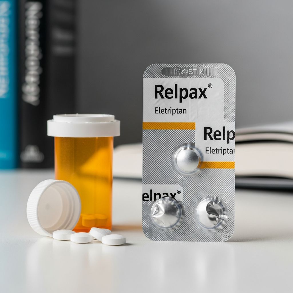 Complete guide to eletriptan (Relpax) for acute migraine treatment and symptom relief.