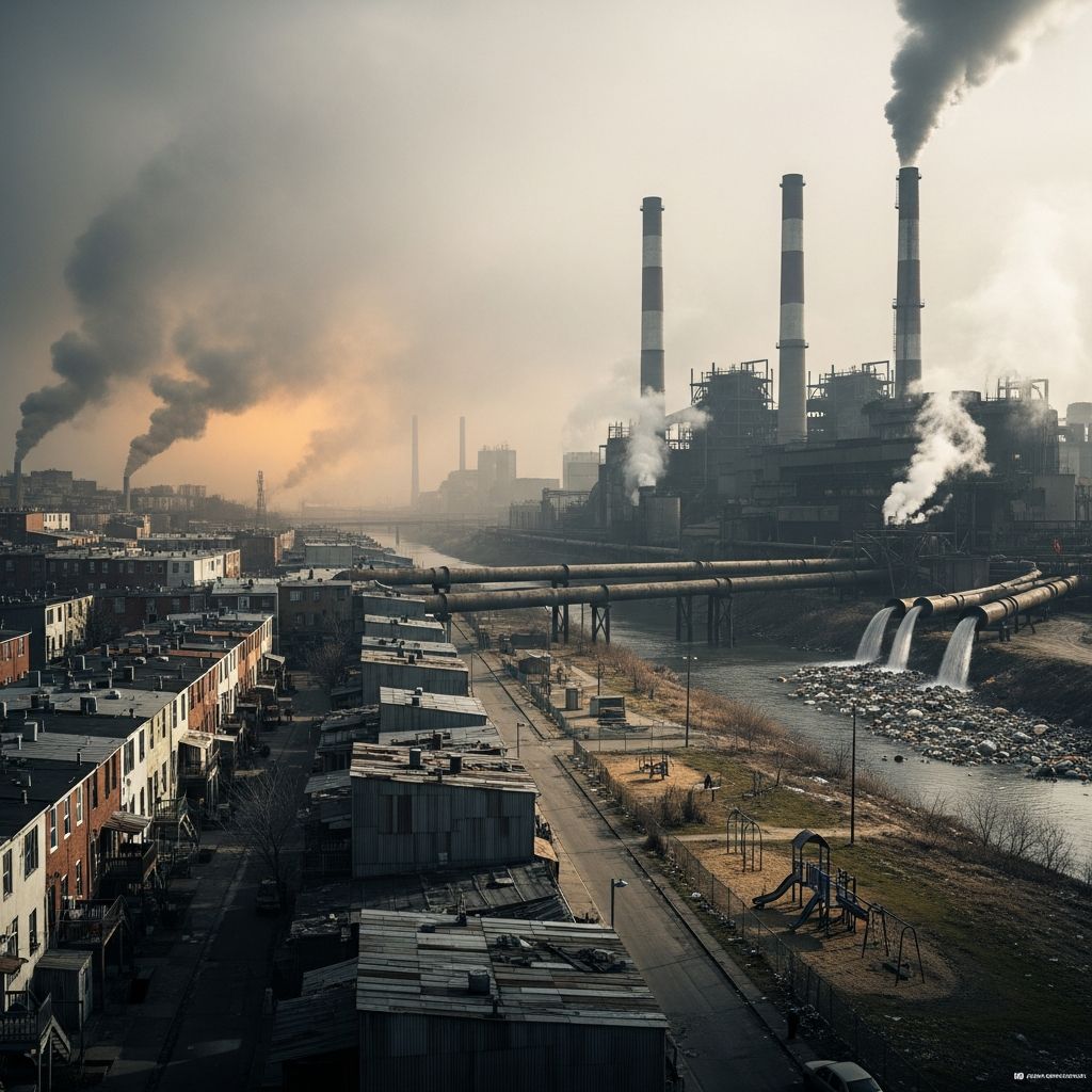 How systemic racism leads to disproportionate environmental hazards and health risks in communities of color.