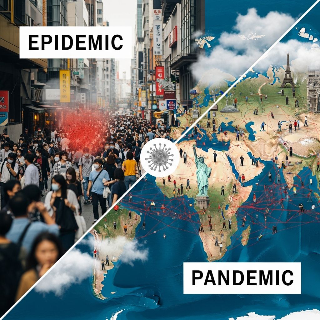 Understand the key differences between epidemics, pandemics, outbreaks, and endemic diseases with real-world examples and expert definitions.