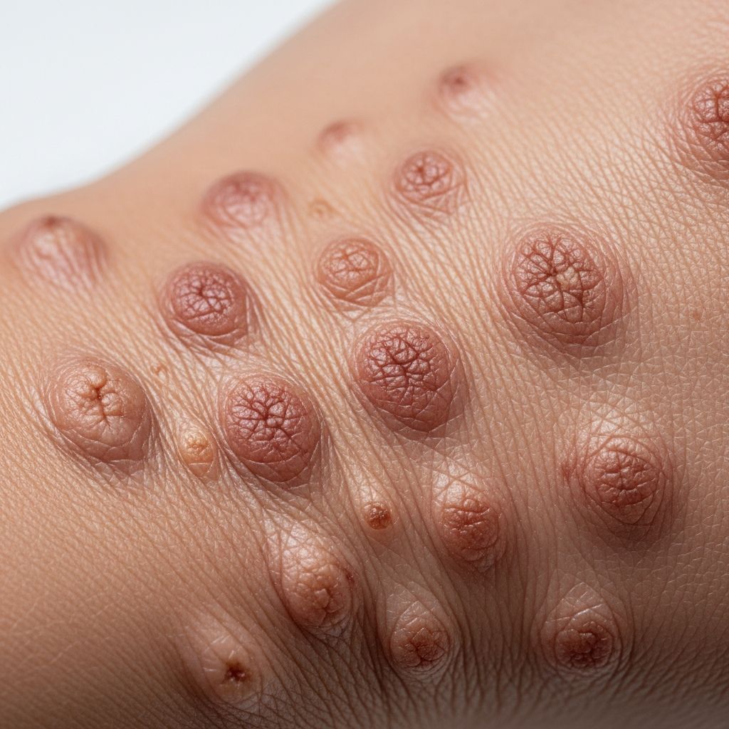Rare genetic skin disorder causing wart-like lesions and high skin cancer risk due to HPV susceptibility.