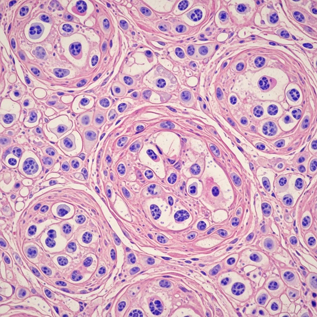 Detailed histological analysis of epidermolytic hyperkeratosis, its patterns, and clinical associations in dermatological conditions.