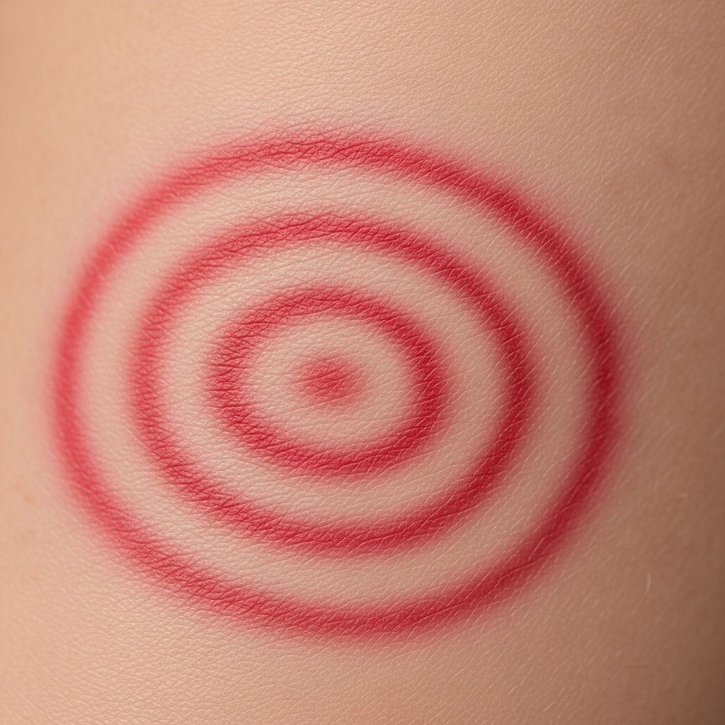 Rare figurate erythema strongly linked to internal malignancy, featuring wood-grain rash patterns.