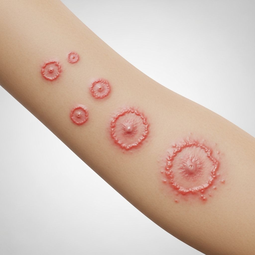 Erythema Multiforme: Clinical Images and Visual Guide Visual guide to identifying erythema multiforme through clinical dermatological imagery.