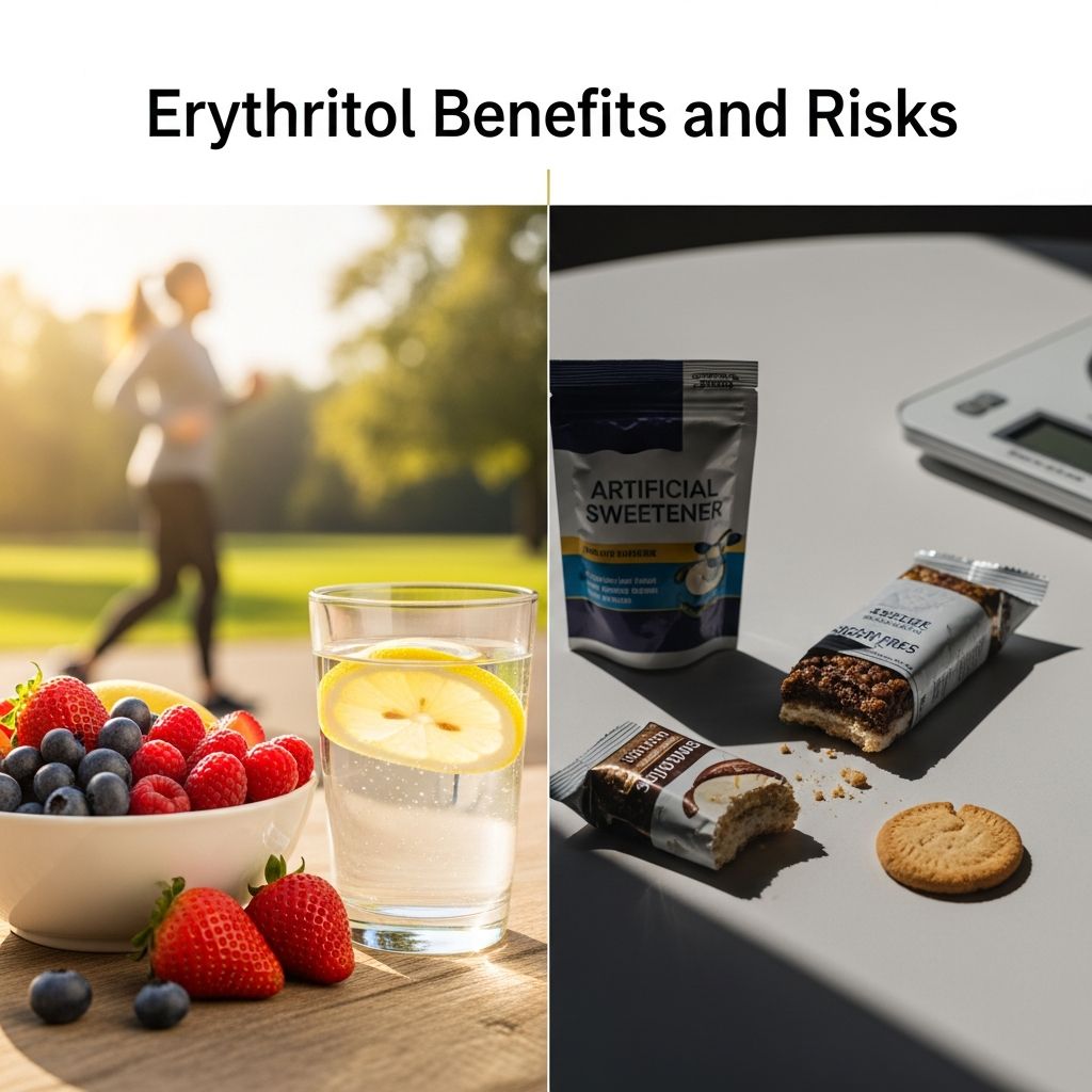 Discover the potential benefits of erythritol as a sugar substitute, alongside emerging risks for heart health and more.