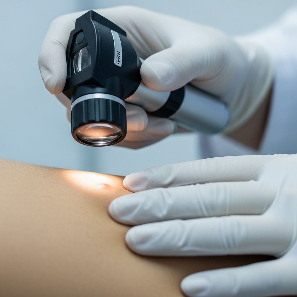Comprehensive guide to systematic skin examination techniques for early detection of dermatological conditions and skin cancer.