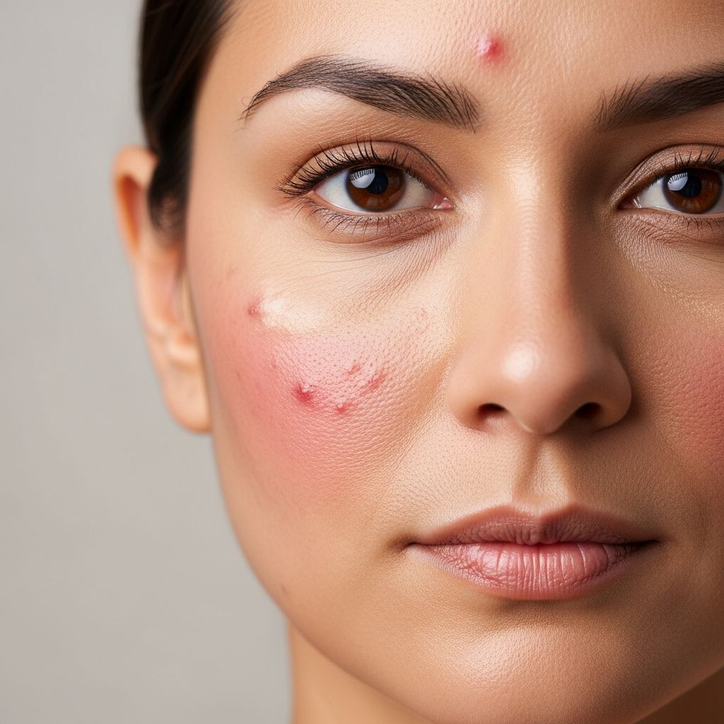 Comprehensive guide to common skin conditions affecting the face, including causes, symptoms, and treatments.
