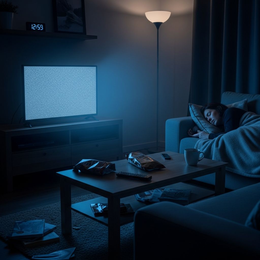 Discover why falling asleep with the TV on feels comforting but harms sleep quality, and learn healthier bedtime habits.