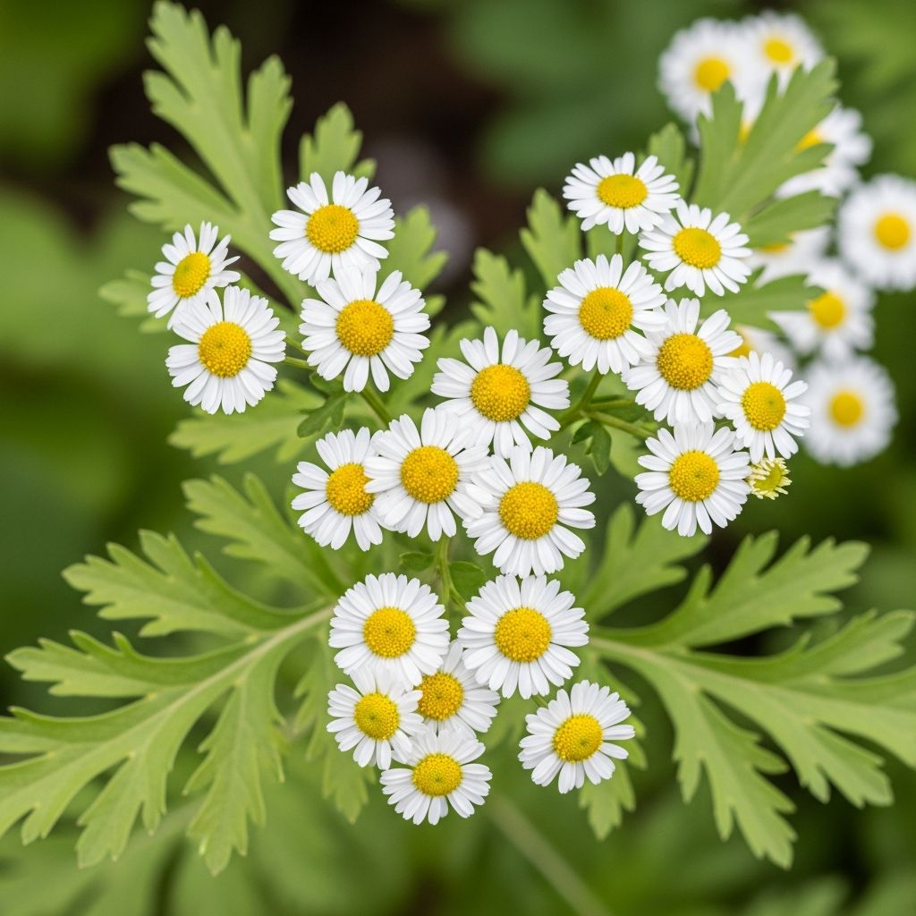Discover feverfew's anti-inflammatory properties and traditional medicinal uses for migraines and arthritis.